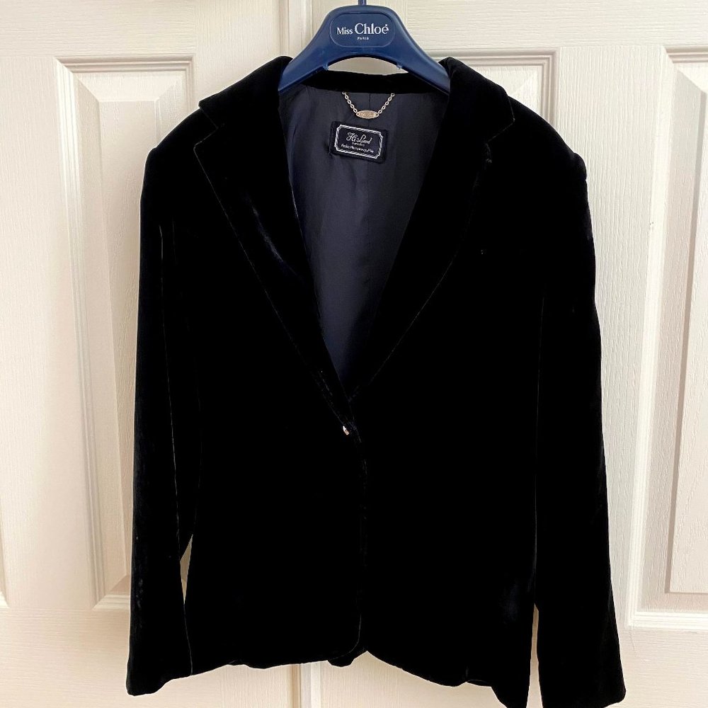 Black Velvet Blazer